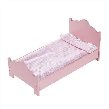 Girl Pink Single Doll Bed