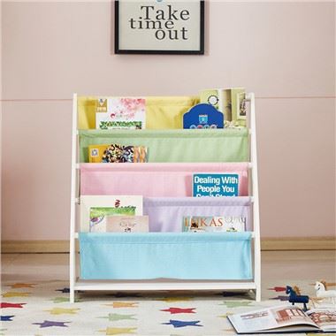 White Shelf Klewn Kanvas Kids Bookshelf