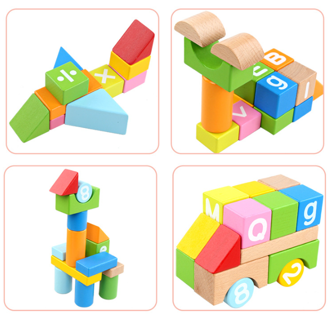 Montessori Kid Bilidng Block Toy