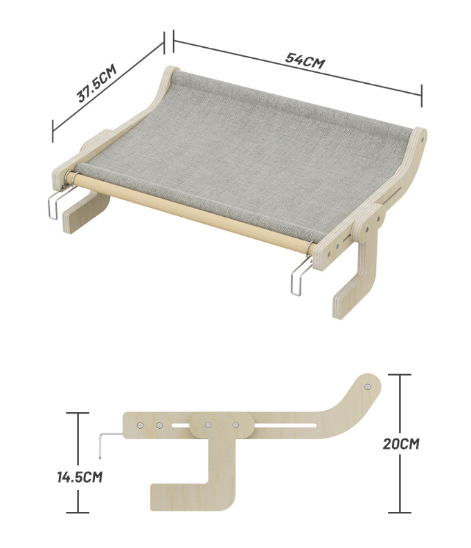 Sturdy Hammock Bed Seat For Cat